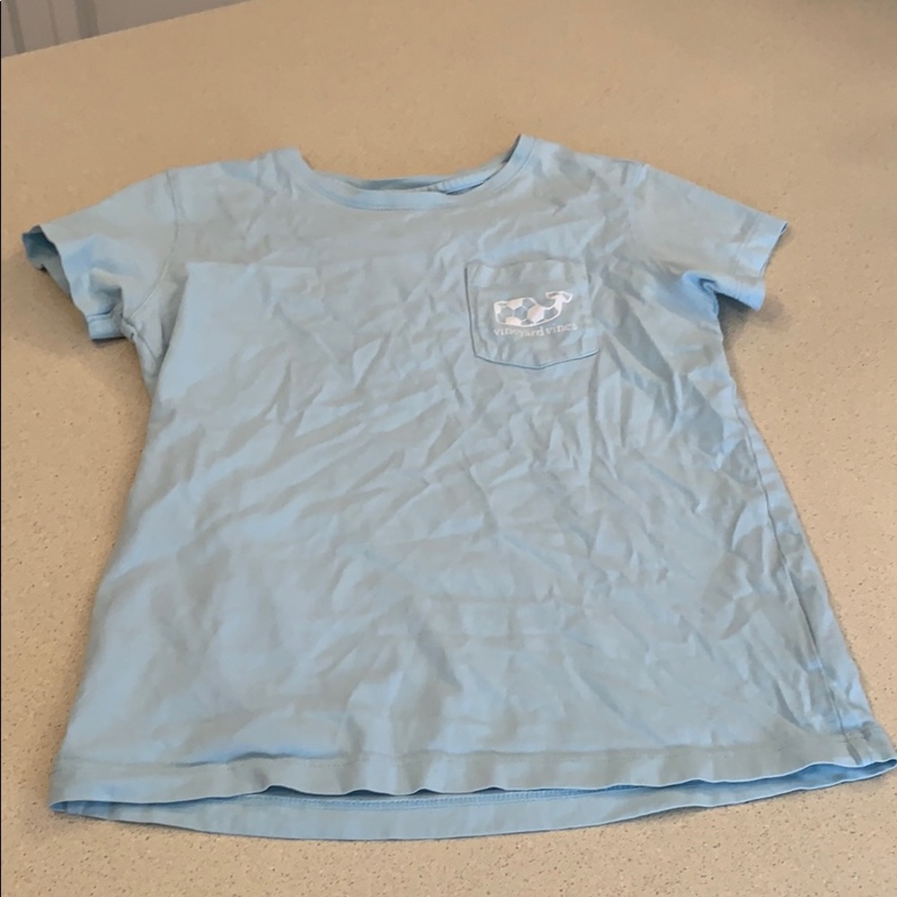 Girls light blue Vineyard Vines tee